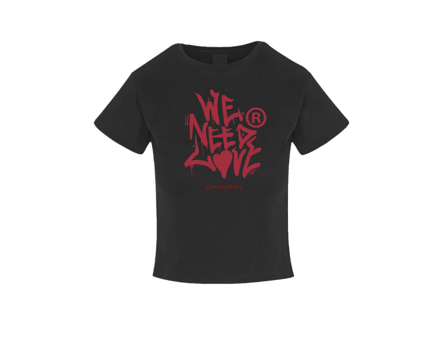 Goodsinners We Need Love Tee - Black