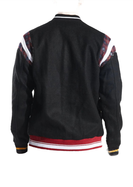 Embellish Hockney Varsity Jacket - Black