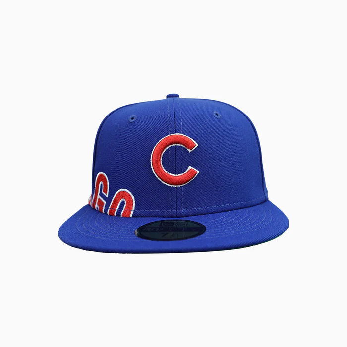 New Era 59Fifty Chicago Cubs Side split "Chicago" - Blue