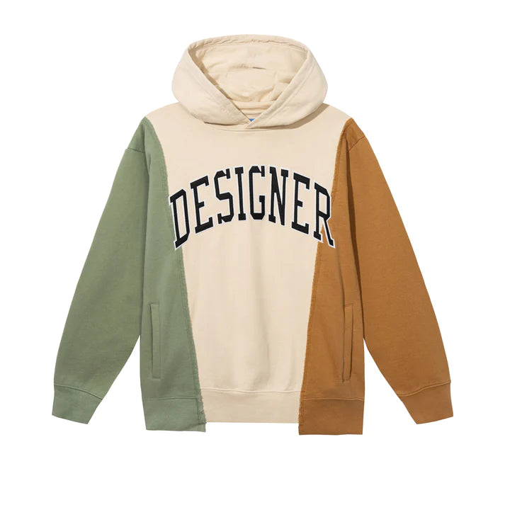 Market Designer Panel Hoodie - Basil