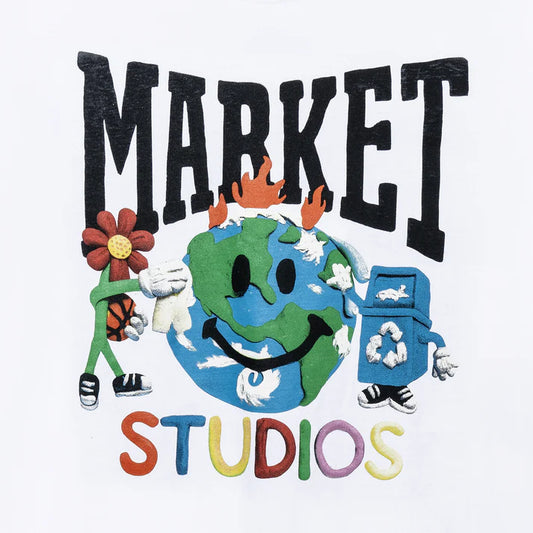 Market Smiley Studios T-Shirt - White