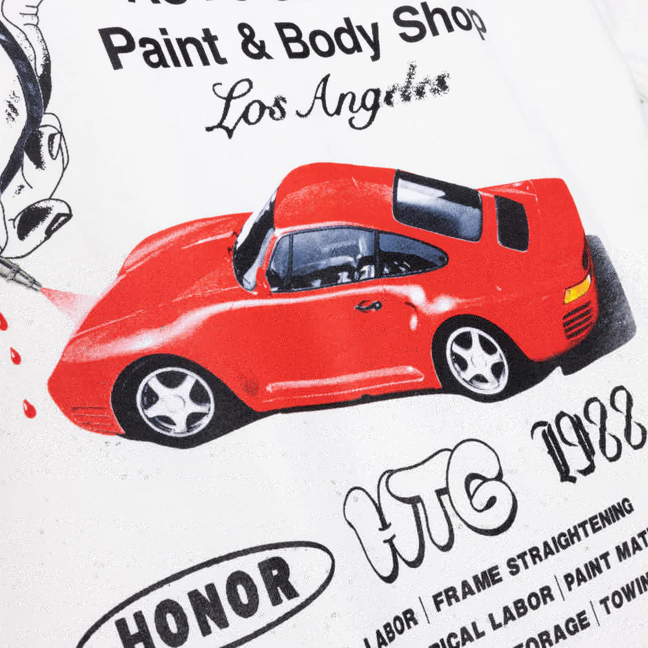 Honor The Gift Inner City Auto Service SS Tee - Bone