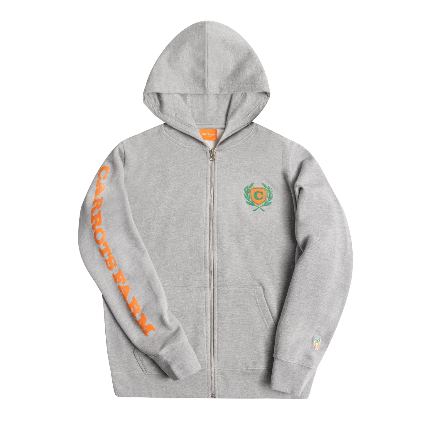 Anwar Carrots Farm Zip-Up Sweatshirt - Heather