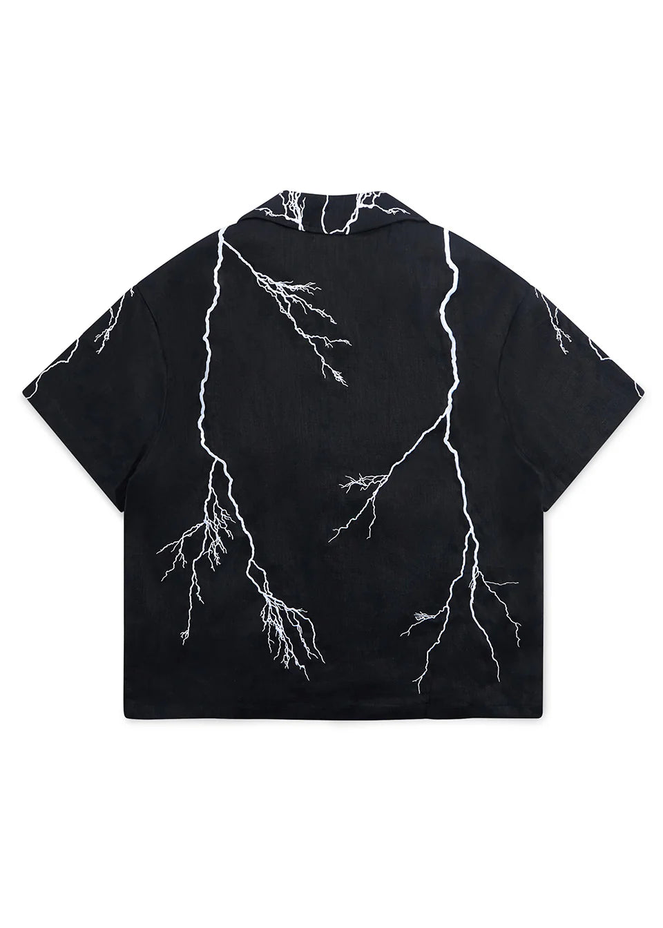 Diet Starts Monday Lightning Button Up - Black