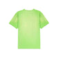 Purple Textured Jersey SS Tee - Fluorescent Green