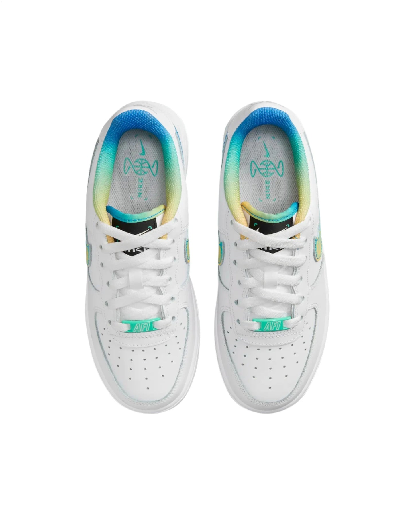 Big Kid's Nike Air Force 1 LV8 - White Light Menta