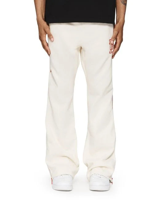 Purple MWT Fleece Flared Pants - Off White