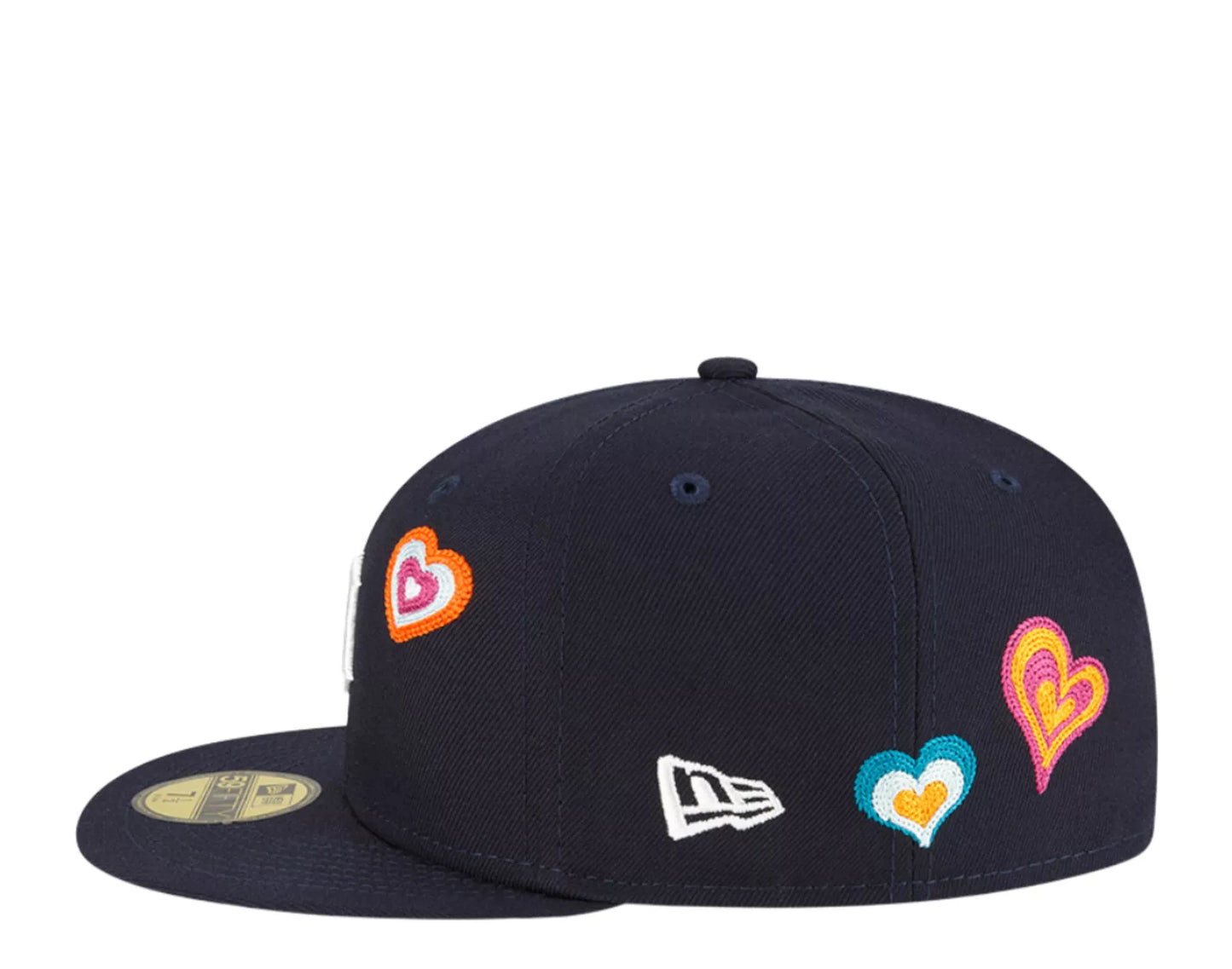 New Era 59Fifty Detroit Tigers Chainstitch Heart - "Navy"