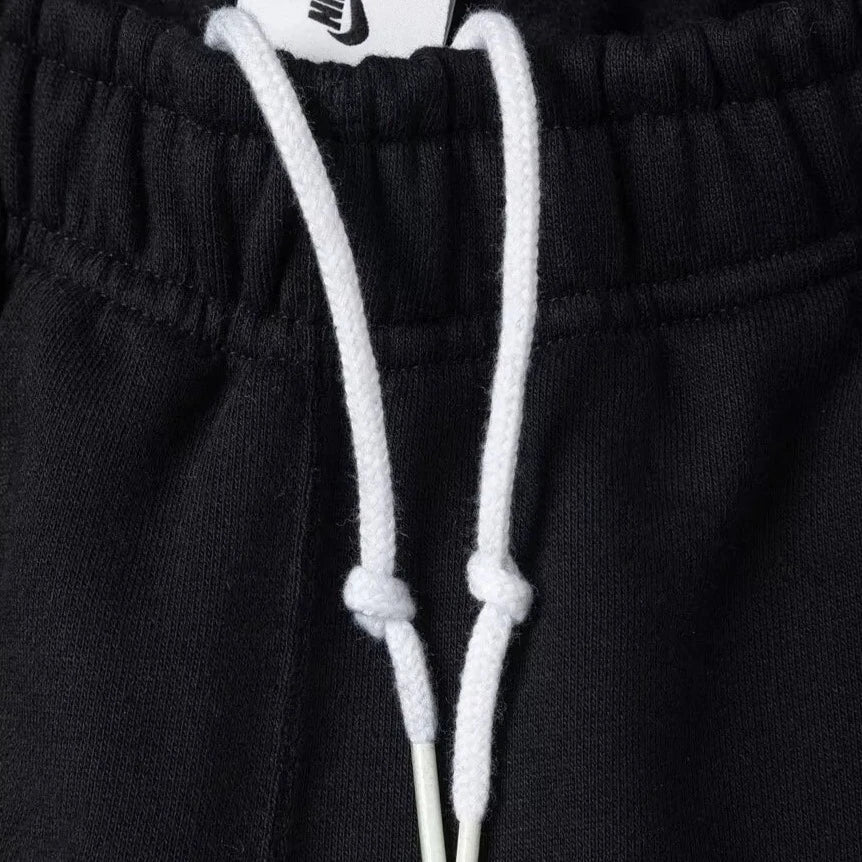 Nike Solo Swoosh Fleece Pants - Black/White